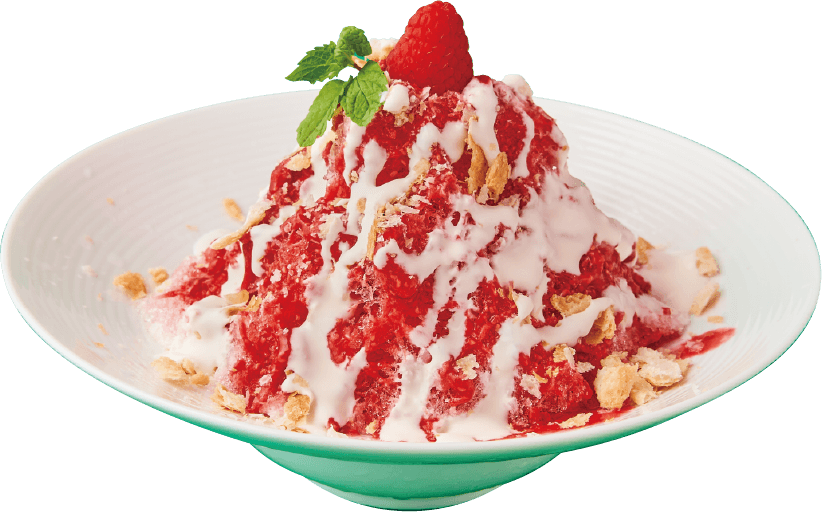 幸せふわふわかき氷ベリーレアチーズ