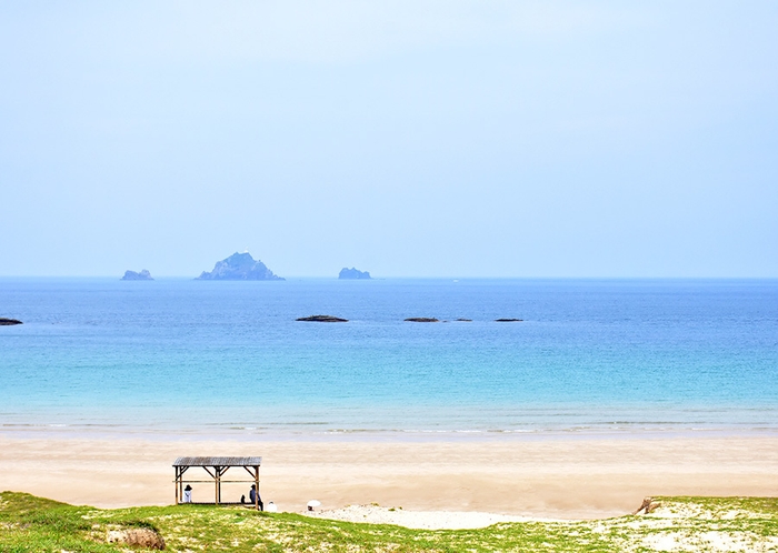 五島列島最北端「宇久島」(大浜海水浴場)
