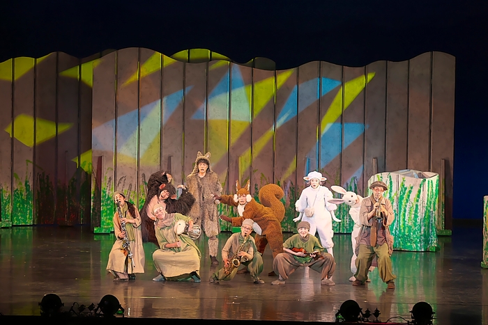 音楽劇「あらしのよるに」 撮影:青木 司