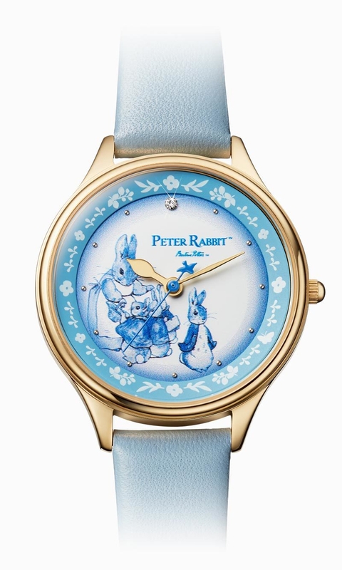 ピーターラビット時計正面
