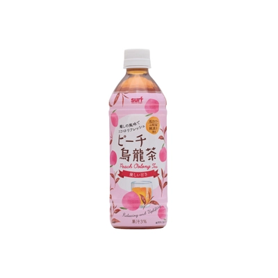 サーフビバレッジが、山梨県産果汁と烏龍茶のブレンド茶 『ピーチ烏龍茶』を発売！