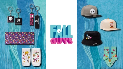 『Fall Guys』ポップでおしゃれなデザインの キャップをはじめとした新商品8種が 2023年4月中旬より順次発売決定！