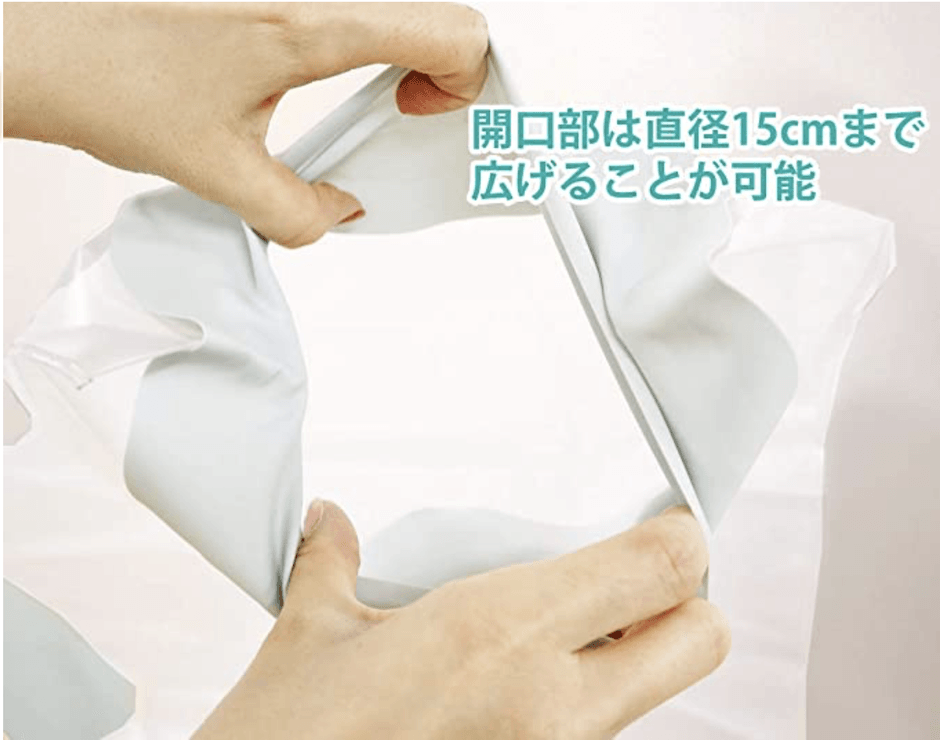 ギプス・包帯防水カバー 開口部分