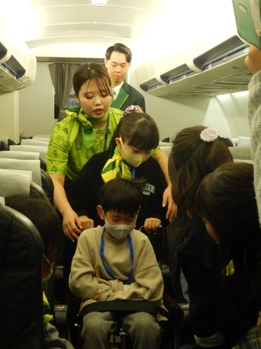 車いすでのご案内体験