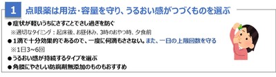 ケア方法1 目薬
