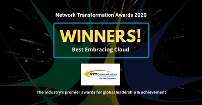 Layer123主催の 「Network Transformation Awards 2020」において 「Operator Award: Embracing Cloud」を受賞