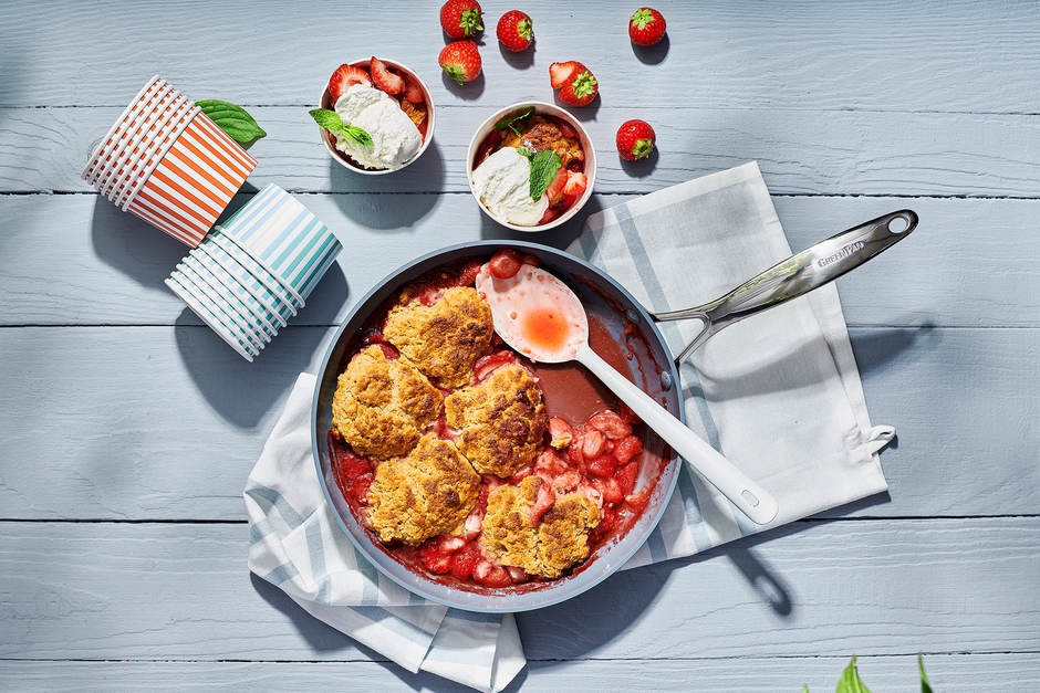 ヘルシークッキングのグリーンパン