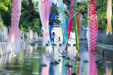 【最優秀賞】玉井 太一さん 「夙川公園の鯉のぼり」