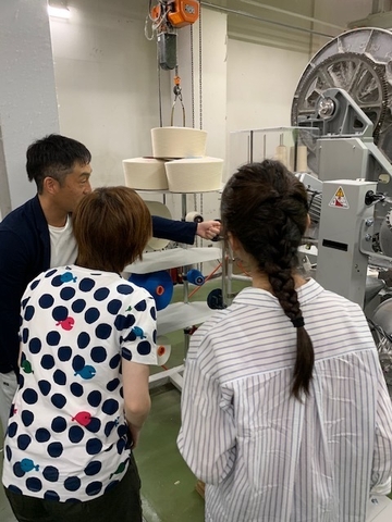 泉州タオル製造工程見学4