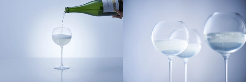 スパークリング日本酒「awa酒」(あわさけ)の協会が オリジナル専用グラスを開発！3月24日(水)より発売！ シャンパングラスとは違う、 丸くて可愛らしい日本の伝統工芸の泡グラス