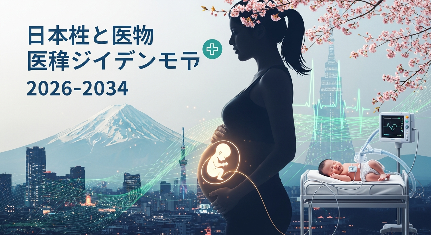 日本の新生児・周産期医療機器市場は着実に拡大を続け、2034年までに8億9,040万米ドルに達する見込み（年平均成長率6.75%）