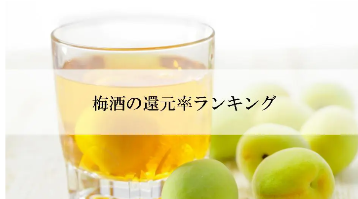【2026年2月版】ふるさと納税でもらえる『梅酒』の還元率ランキングを発表