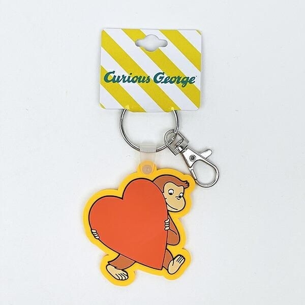 おさるのジョージラバーキーホルダー
