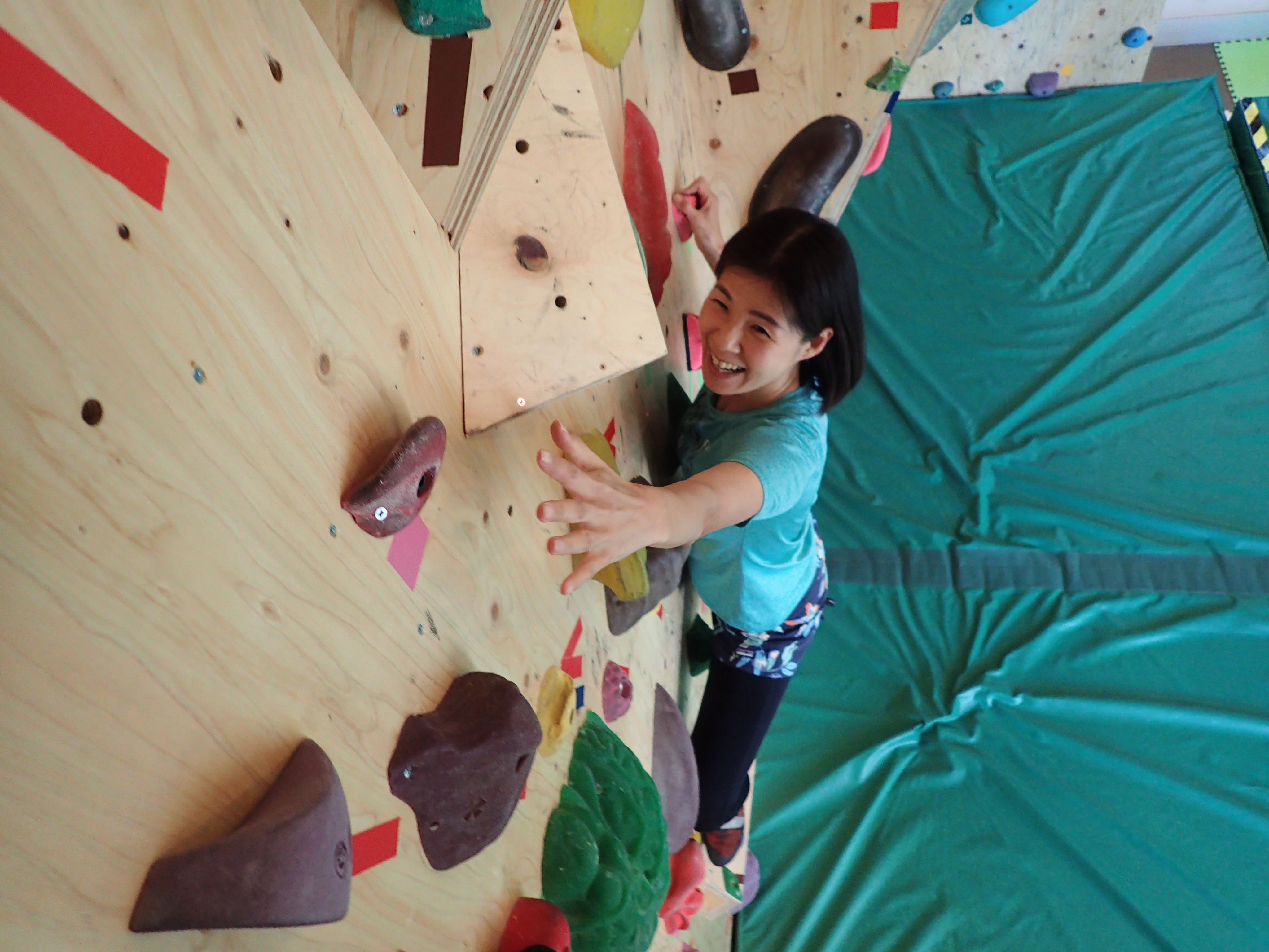 ボルダリングジムあり