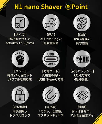 特長一覧