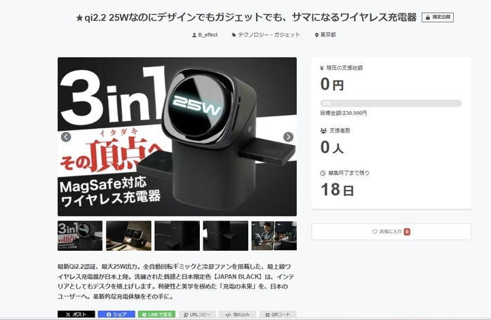 CAMPFIRE出品画像