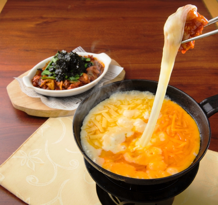 チーズは、結構のび~ます!