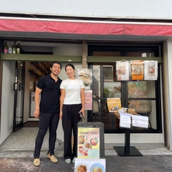 下町人情キラキラ橘商店街【イタリアン】カフェほっぺがオープン！