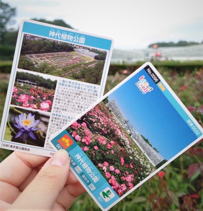 「神代植物公園のロゲットカード