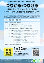 企業・大学・行政・住民が集う　 四街道市で「健康」をテーマにした地域対話型シンポジウムを開催