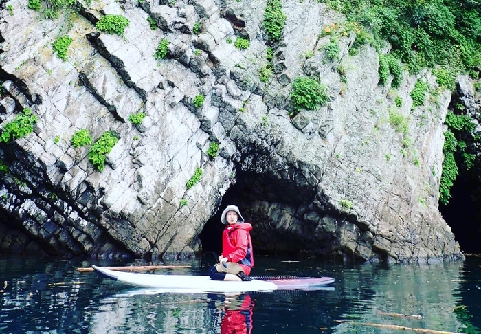 波が穏やかな子浦海岸はSUPに最適