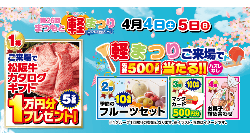 来場者特典(抽選会)