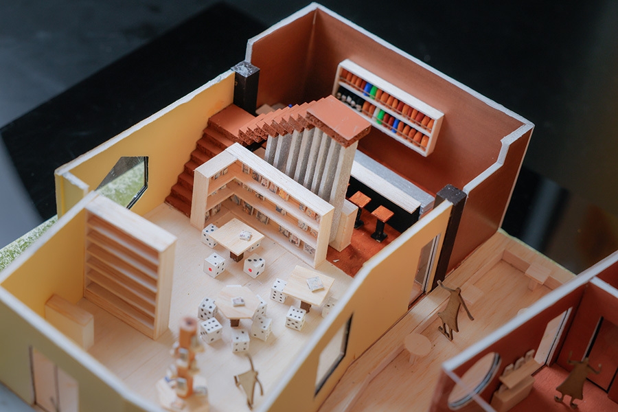 2025年に実施した塩見研究室の展示模型