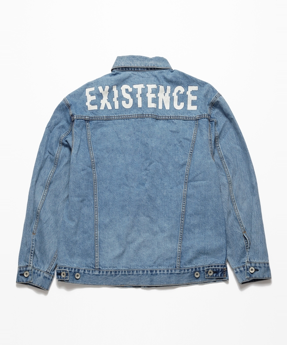 “EXISTENCE” DENIM JACKET　後