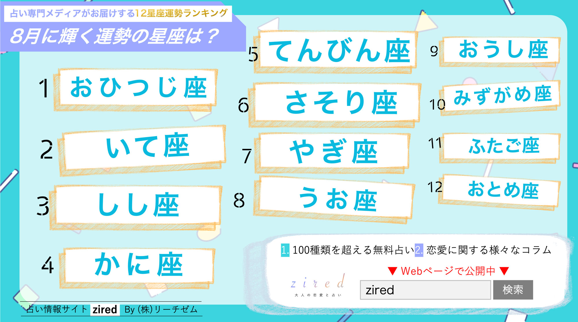 春の12星座占い ｜ ことりっぷ