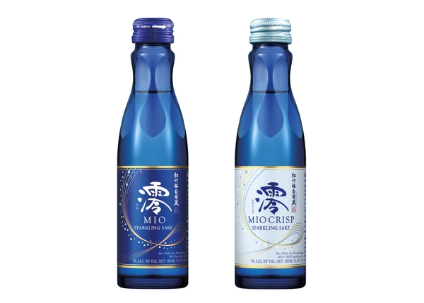 左から、「澪」150ml、「澪」＜CRISP＞150ml