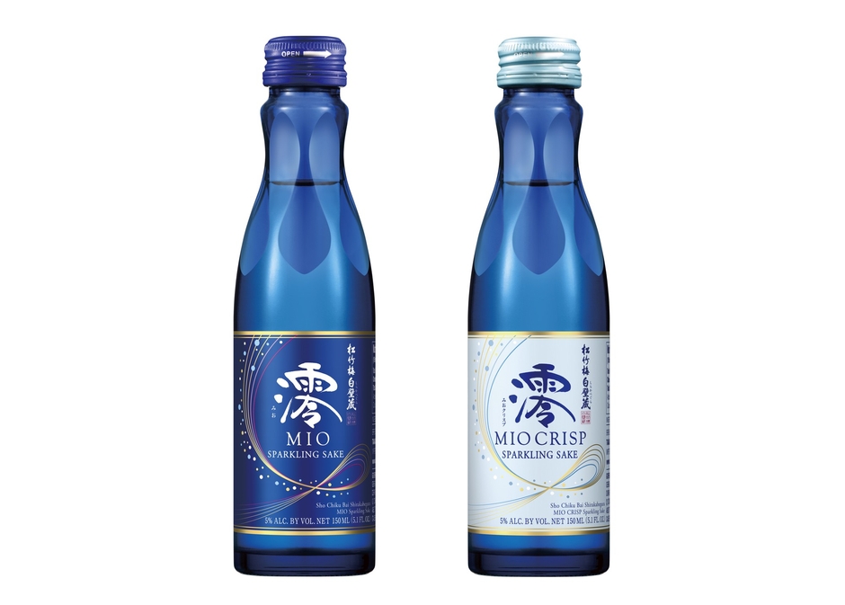 左から、「澪」150ml、「澪」<CRISP>150ml