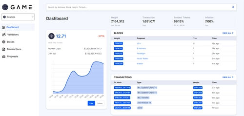 Cosmos Gaming Hubが、 Stargate版のCosmos Hub 4に対応した GAME Explorer v1.0をリリース