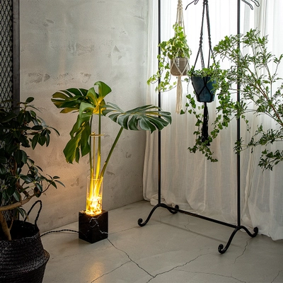 植物と光を組み合わせアートを生み出すフロアランプ 「LUMINASTONE FLOOR LAMP」を11月18日から販売