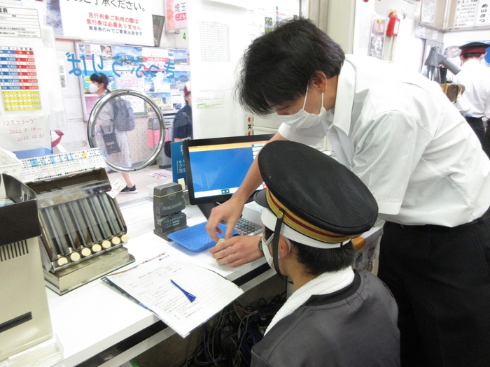 鉄道員なりきり体験 イメージ