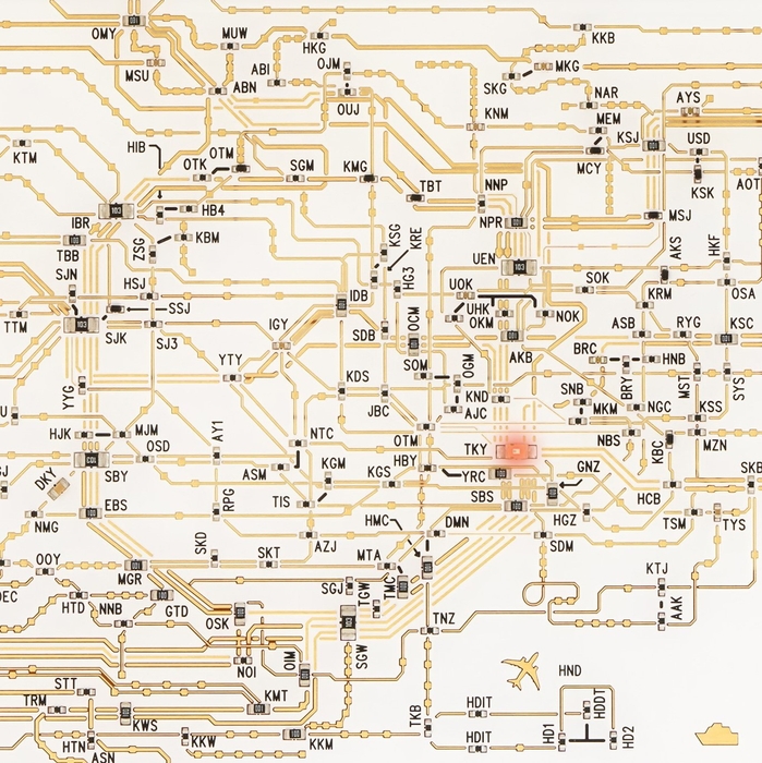 FLASH 東京回路線図 iPhone 13Pro Maxケース　白　ズーム