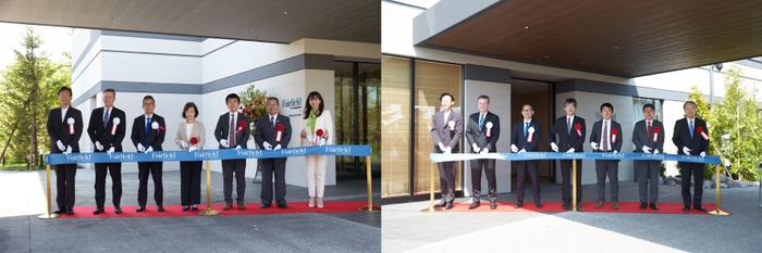 (左)フェアフィールド・バイ・マリオット・北海道えにわオープニングセレモニー (右)フェアフィールド・バイ・マリオット・北海道長沼マオイの丘公園オープニングセレモニー