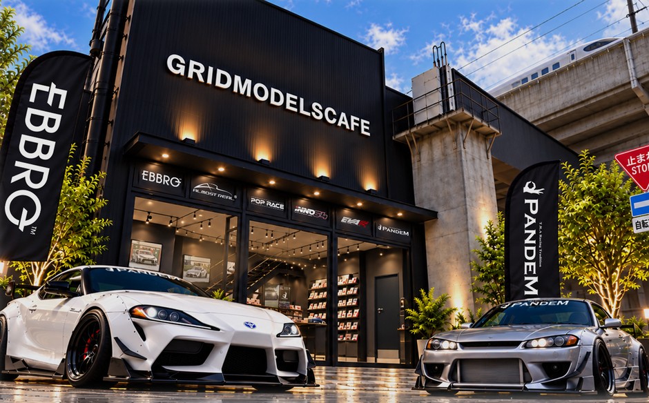 GRIDMODELS CAFE 店舗外観イメージ
