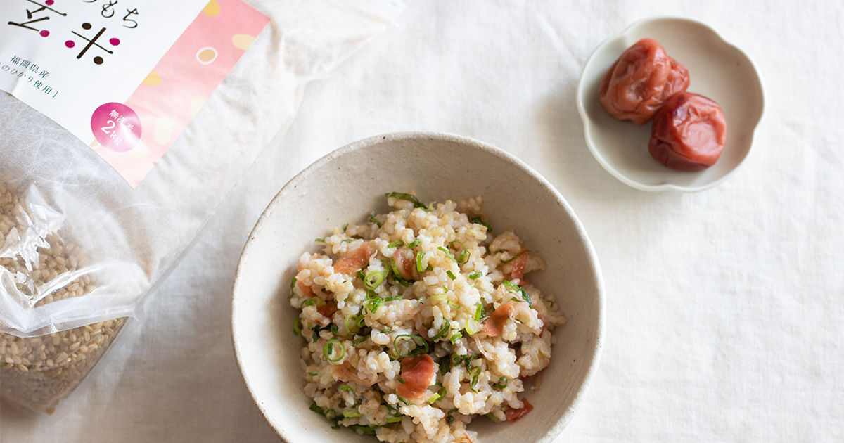 残留農薬検査不検出※!栄養価が高くもっちり美味しい福岡県産玄米「ふわもち玄米(無洗米)」をAmazonにて販売開始