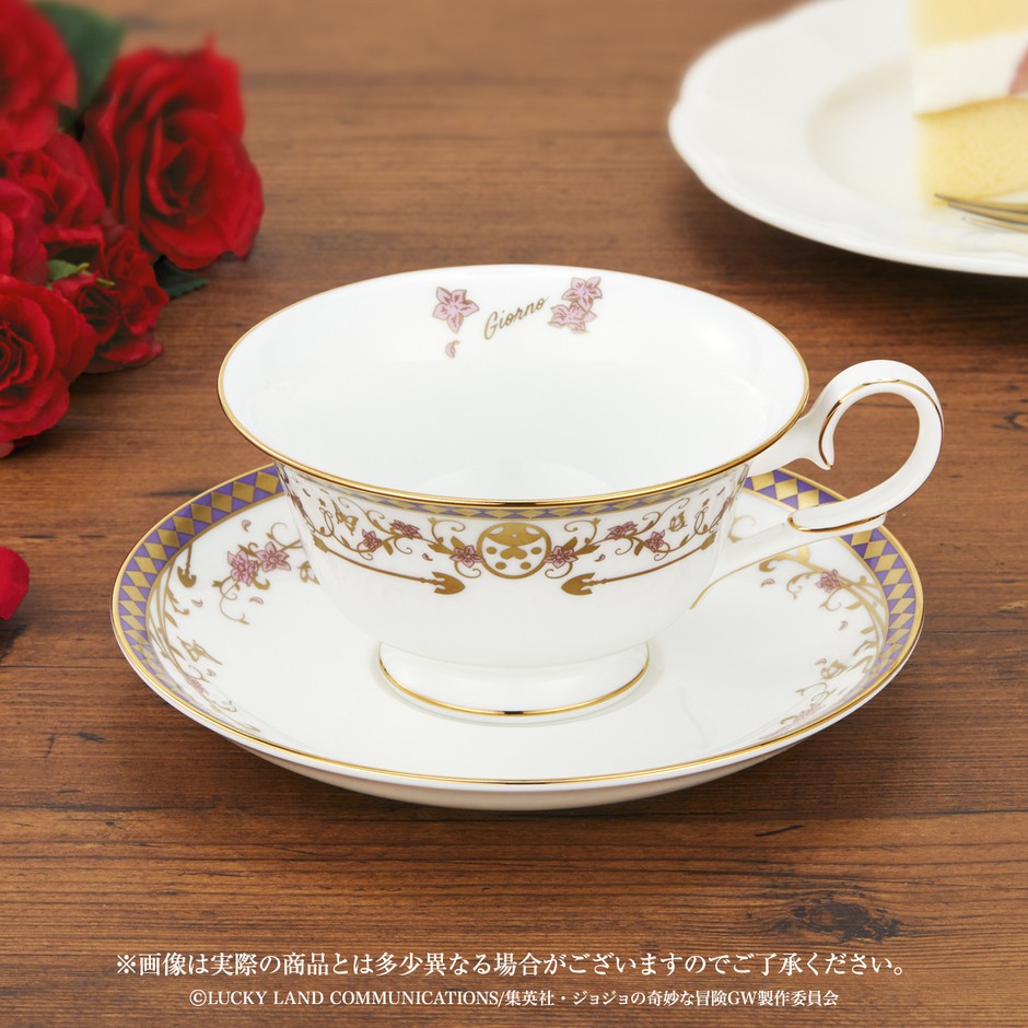 ジョジョ×陶磁器“ノリタケ”がコラボ！ ジョルノ＆ブチャラティ 