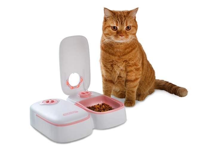 ペット自動給餌器 わんにゃんぐるめ CD-300 ネコちゃん