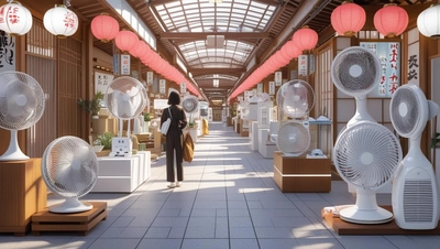 日本の扇風機市場規模は2033年までに5億5,678万米ドルを超えると予測｜年平均成長率5.80%