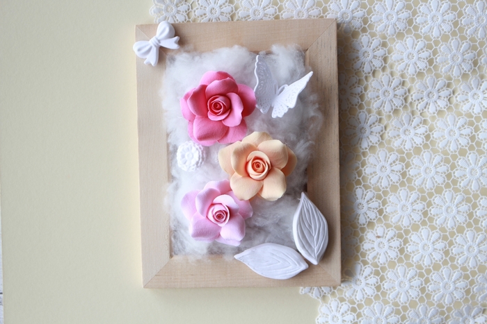 樹脂粘土と粘土レジンのお花講座 by こば