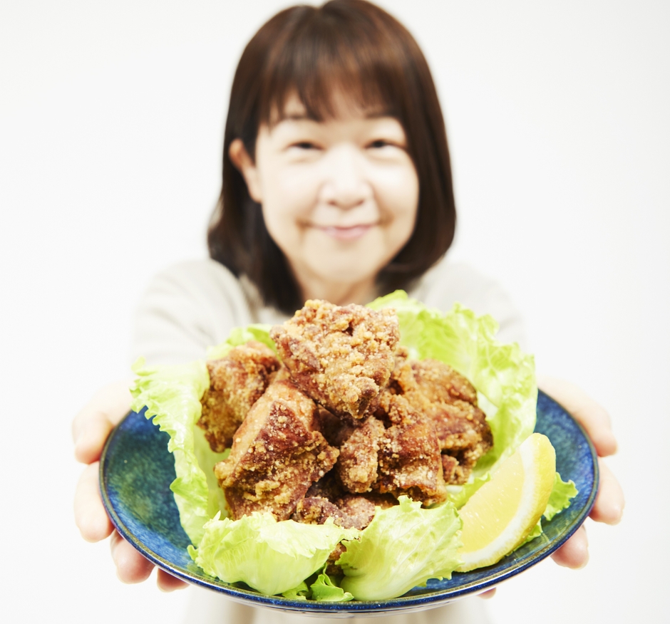 熟から(黒にんにく鶏もも唐揚げ)