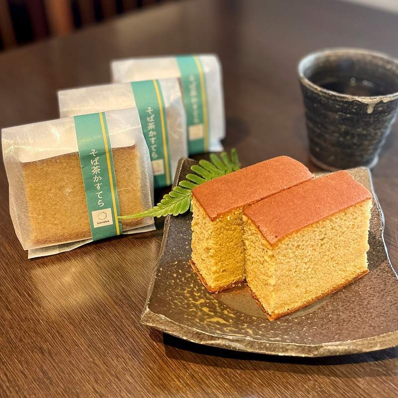 そば茶かすてら