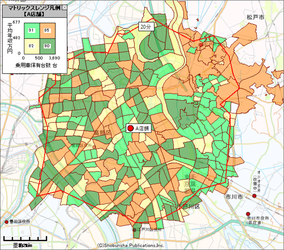 TerraMapでの活用例-出店分析