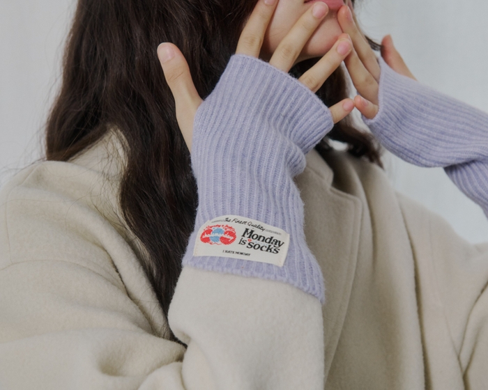 アームウォーマーのみでも着用可能（ラベンダー）