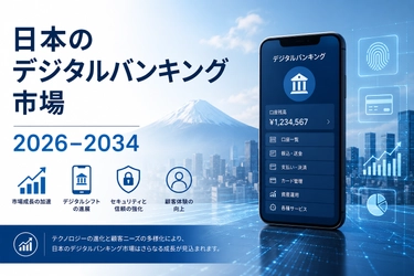 日本のデジタルバンキング市場は2034年までにUSD 1,794.1 Millionを超え、CAGR 11.30%で成長すると予測