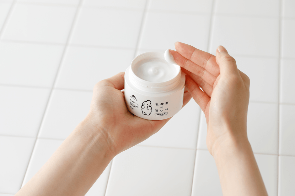 保湿クリーム 使用イメージ