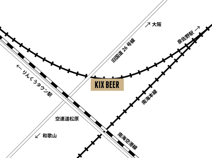 泉佐野ブルーイング案内図