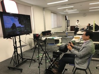 写真:共同研究実施時の様子